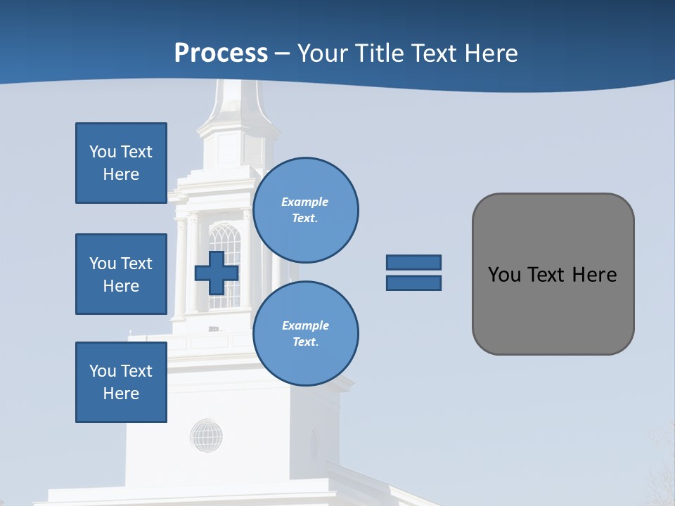 Tower Bell Tower Baptist Church PowerPoint Template