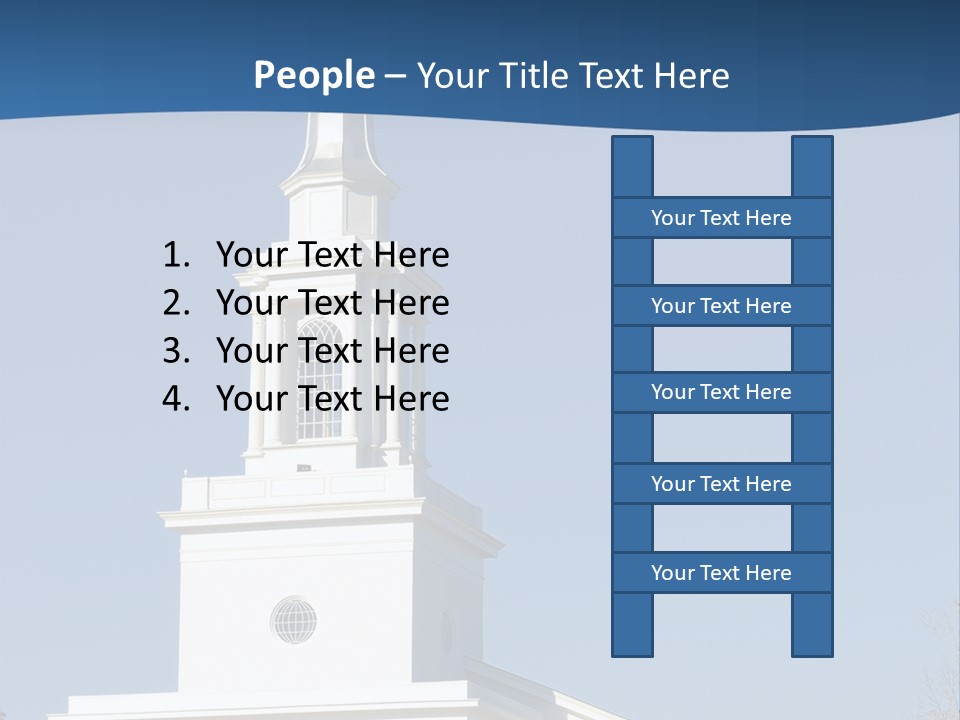 Tower Bell Tower Baptist Church PowerPoint Template