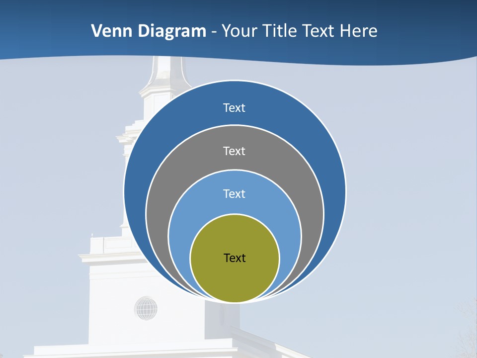 Tower Bell Tower Baptist Church PowerPoint Template