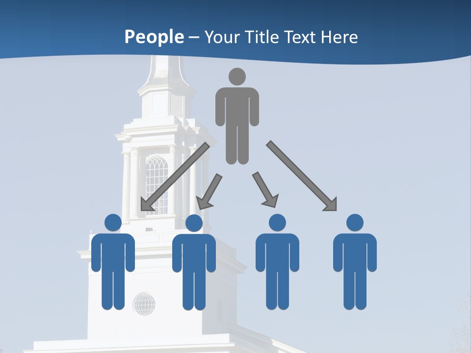 Tower Bell Tower Baptist Church PowerPoint Template