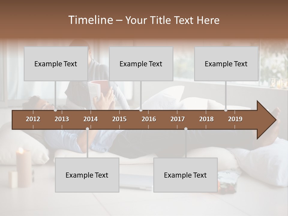 American Female Teen PowerPoint Template