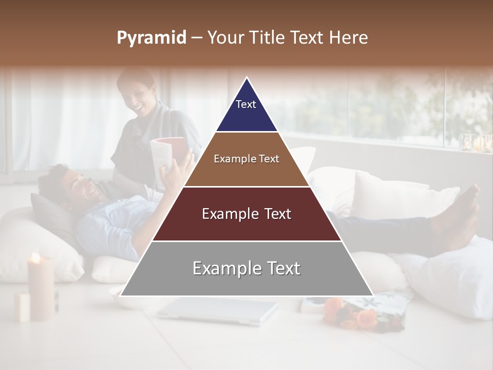 American Female Teen PowerPoint Template