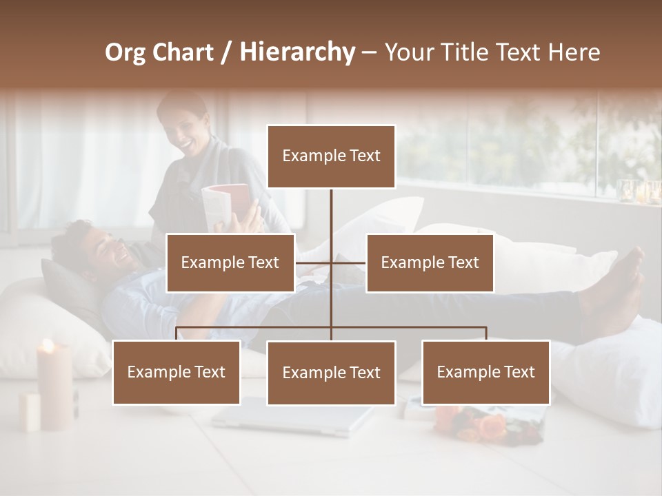 American Female Teen PowerPoint Template