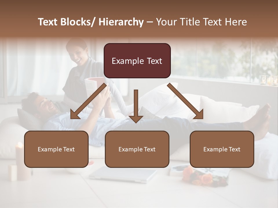 American Female Teen PowerPoint Template