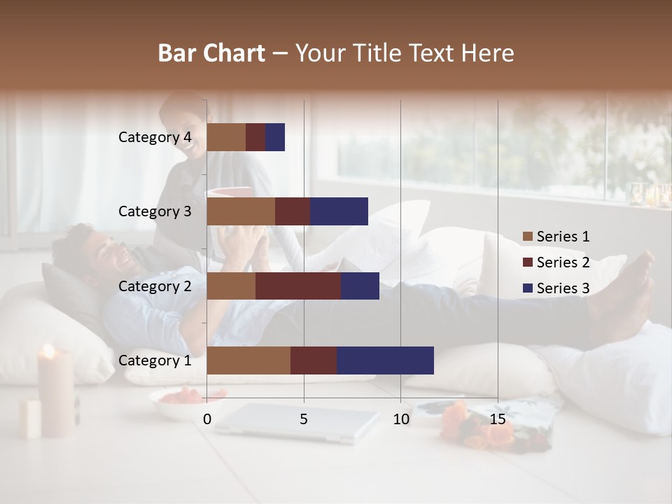 American Female Teen PowerPoint Template