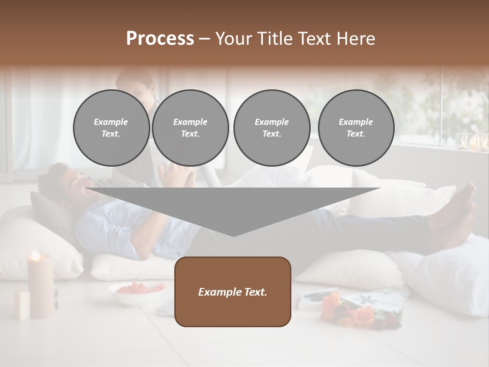 American Female Teen PowerPoint Template