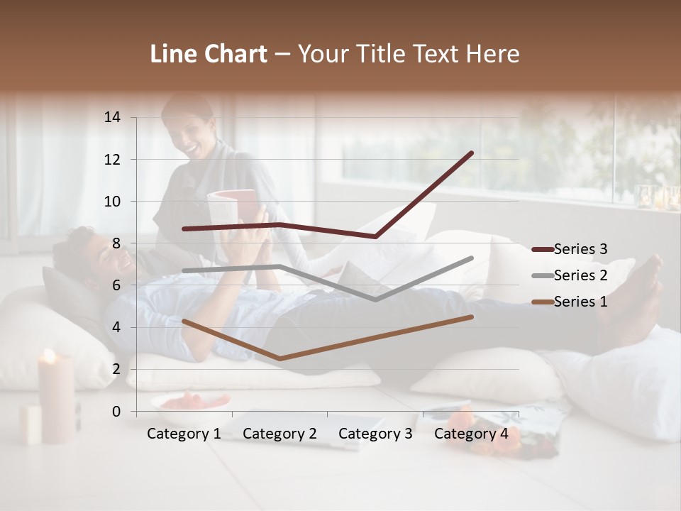 American Female Teen PowerPoint Template