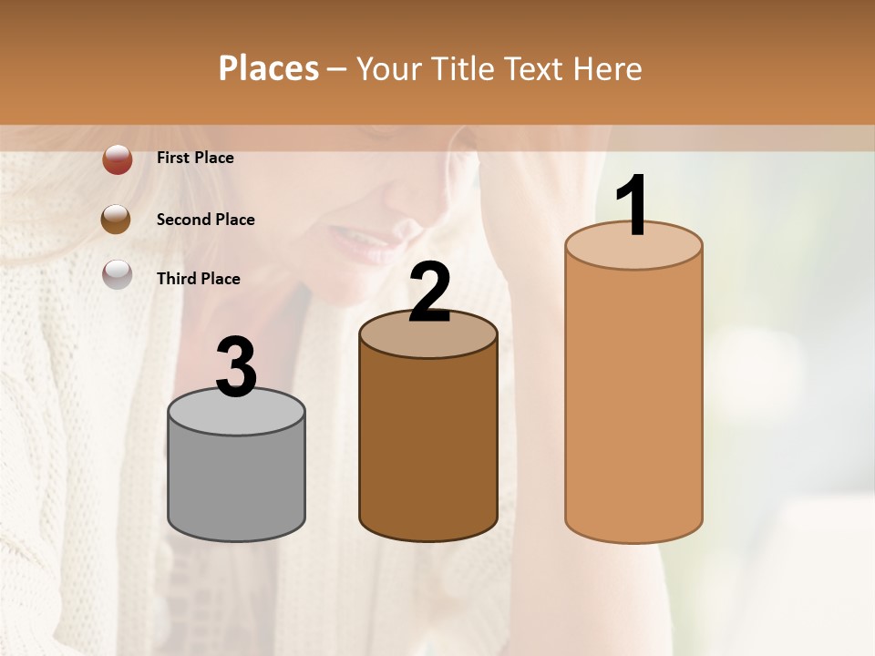 Stonewall Blue Slope PowerPoint Template