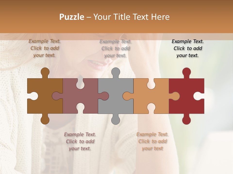 Stonewall Blue Slope PowerPoint Template