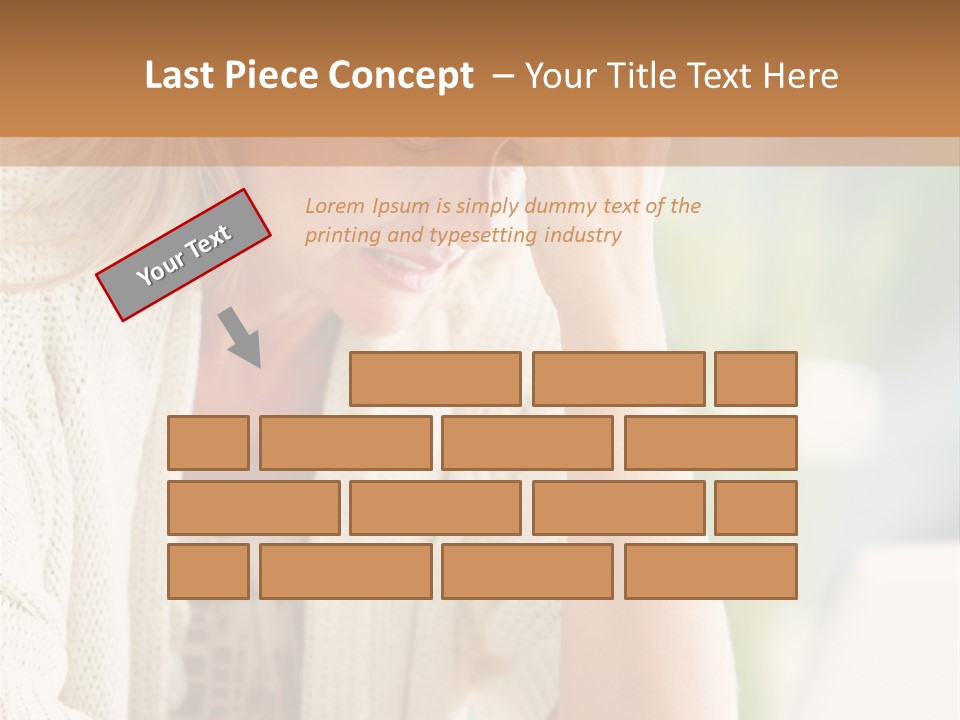 Stonewall Blue Slope PowerPoint Template