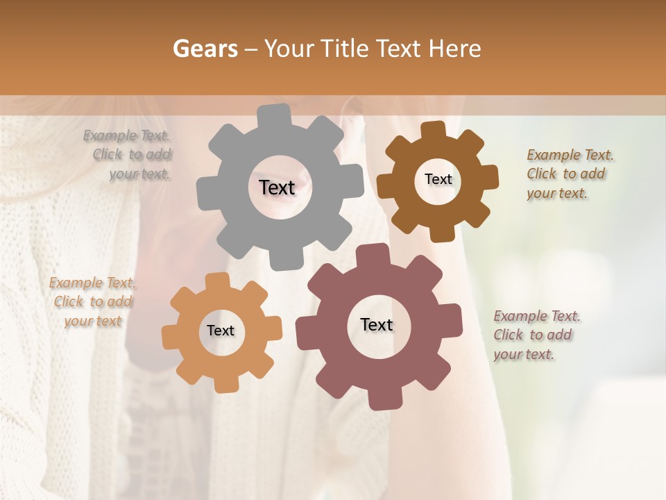 Stonewall Blue Slope PowerPoint Template