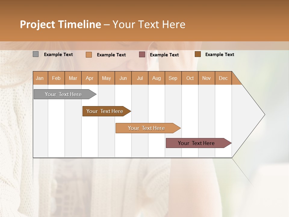 Stonewall Blue Slope PowerPoint Template