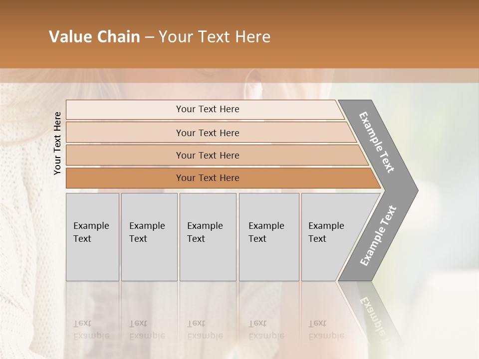 Stonewall Blue Slope PowerPoint Template