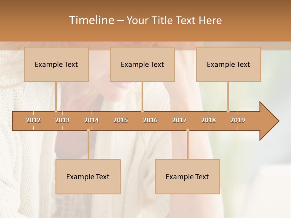 Stonewall Blue Slope PowerPoint Template