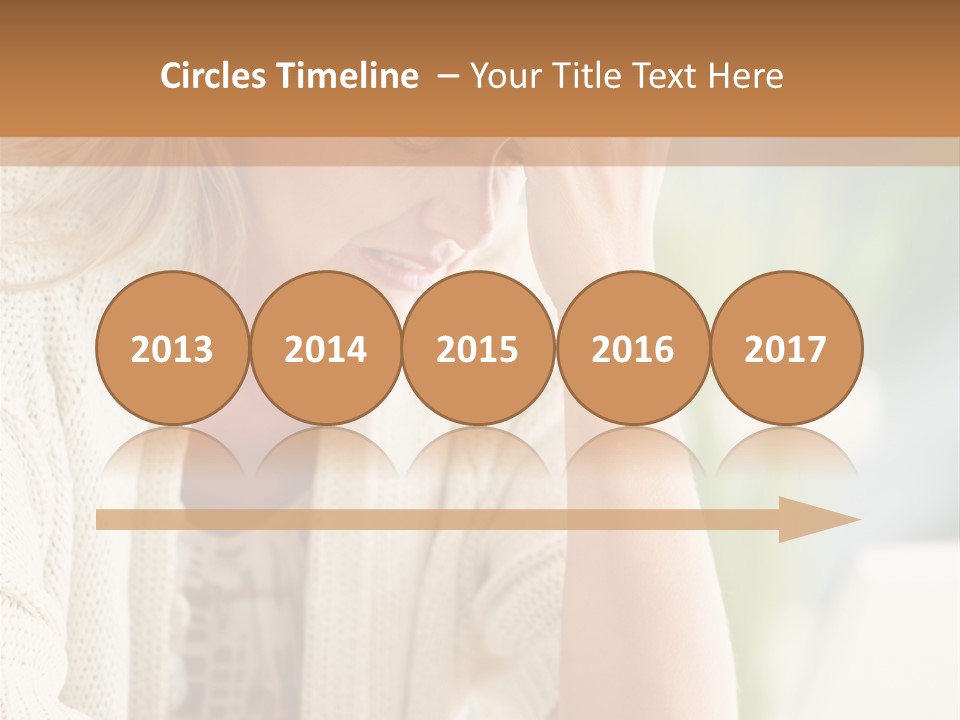 Stonewall Blue Slope PowerPoint Template