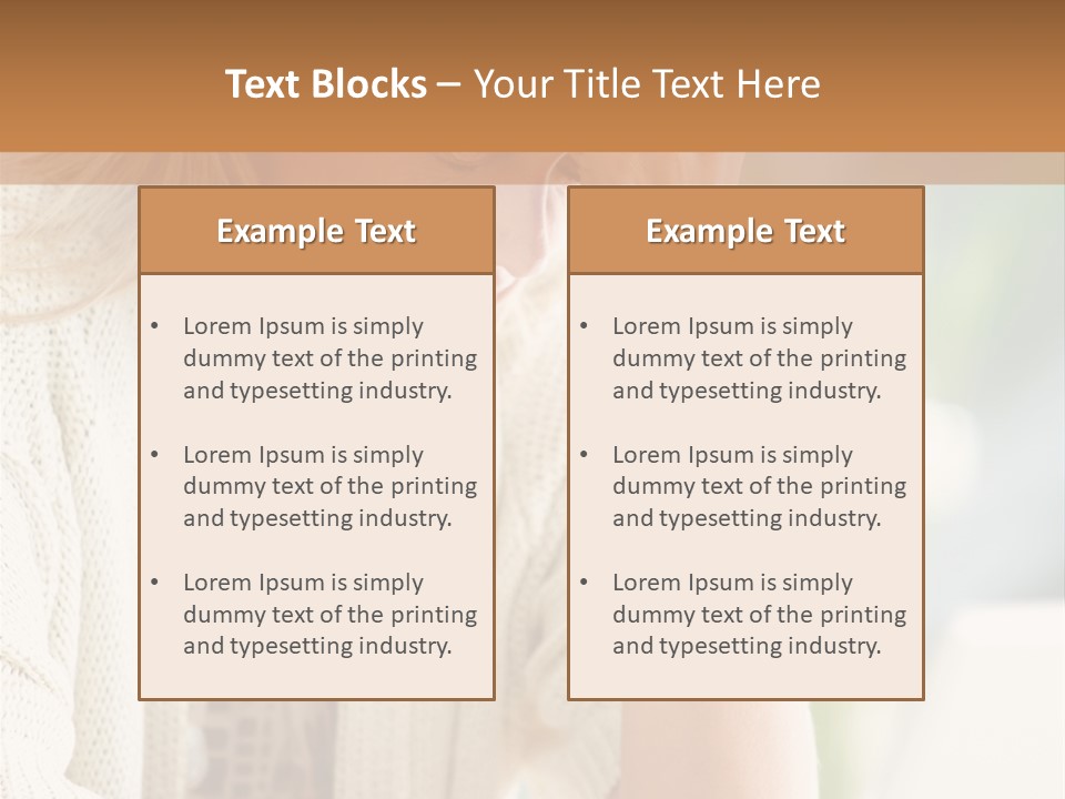 Stonewall Blue Slope PowerPoint Template