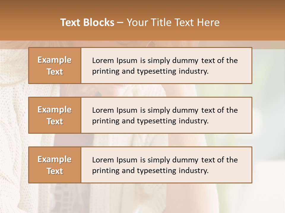 Stonewall Blue Slope PowerPoint Template