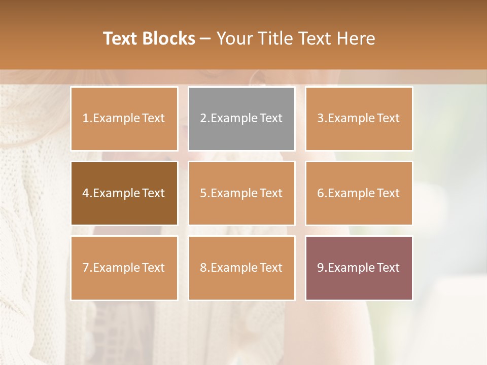 Stonewall Blue Slope PowerPoint Template