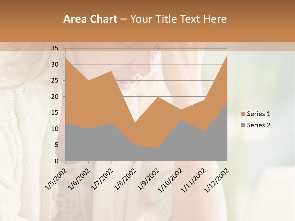 Stonewall Blue Slope PowerPoint Template