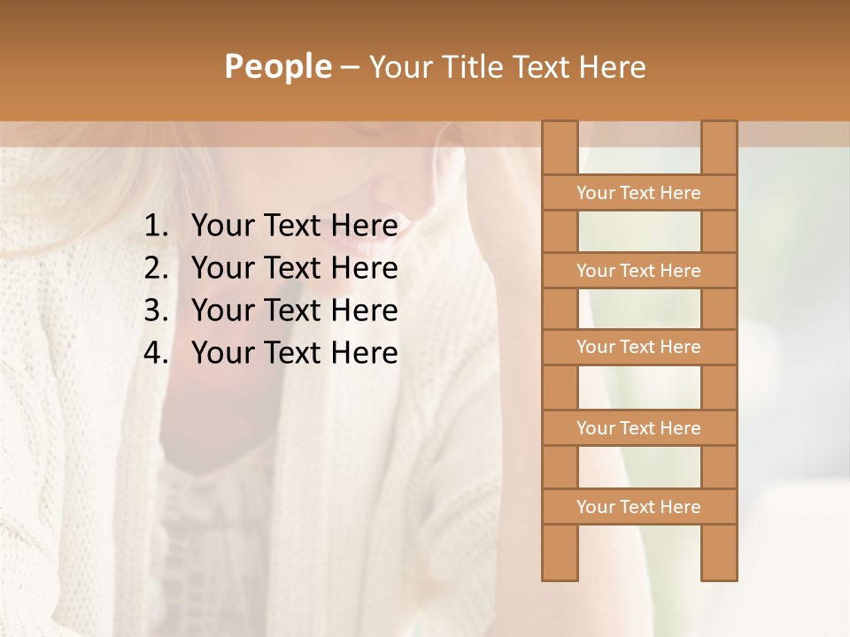 Stonewall Blue Slope PowerPoint Template