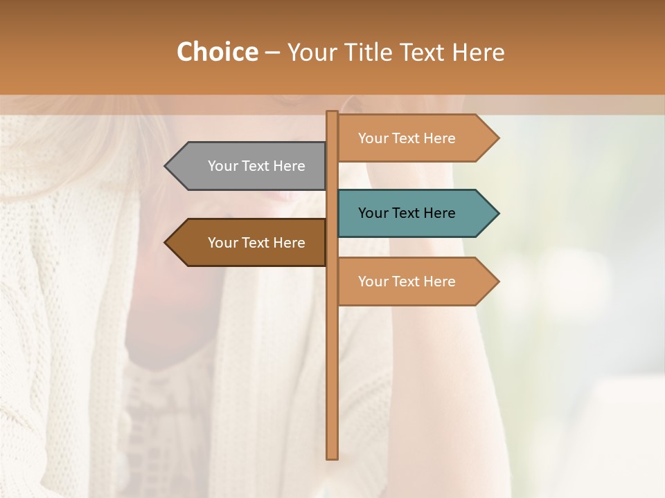 Stonewall Blue Slope PowerPoint Template