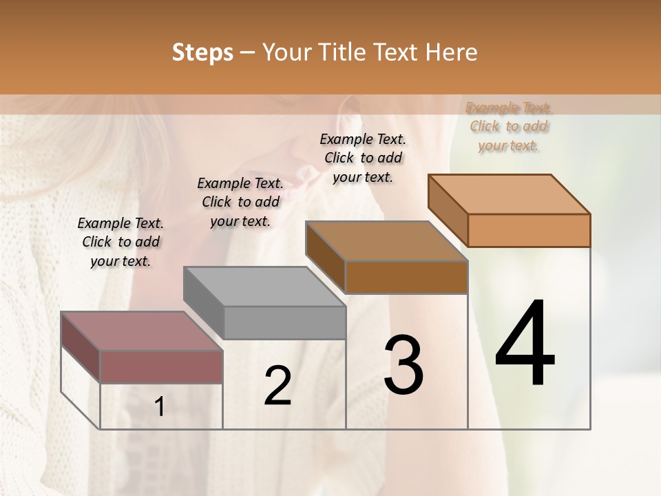 Stonewall Blue Slope PowerPoint Template