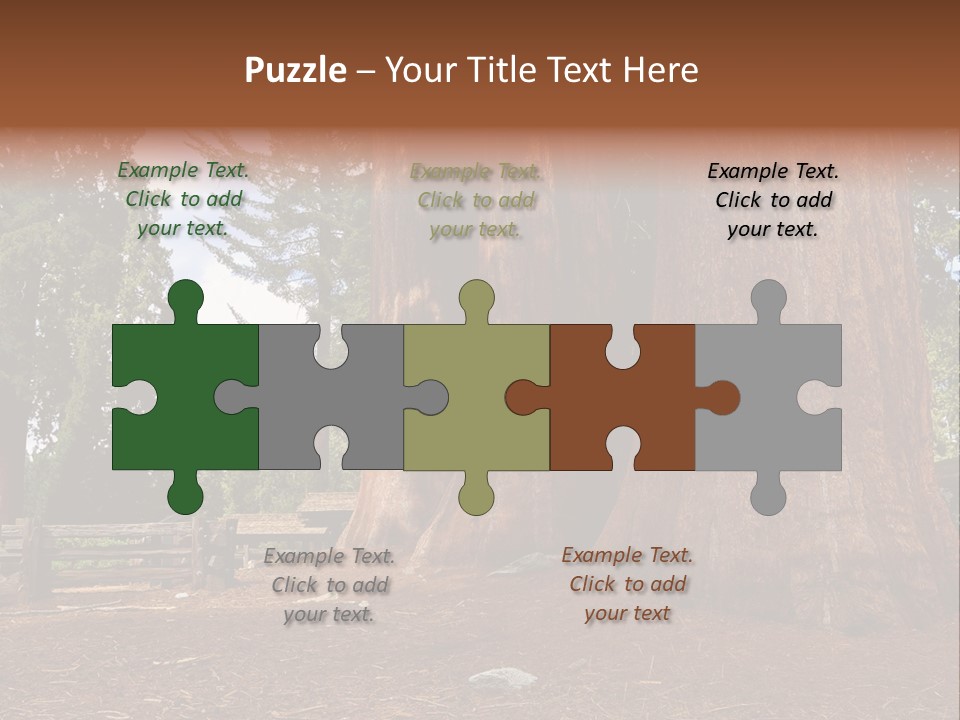 Pines Old Flag PowerPoint Template