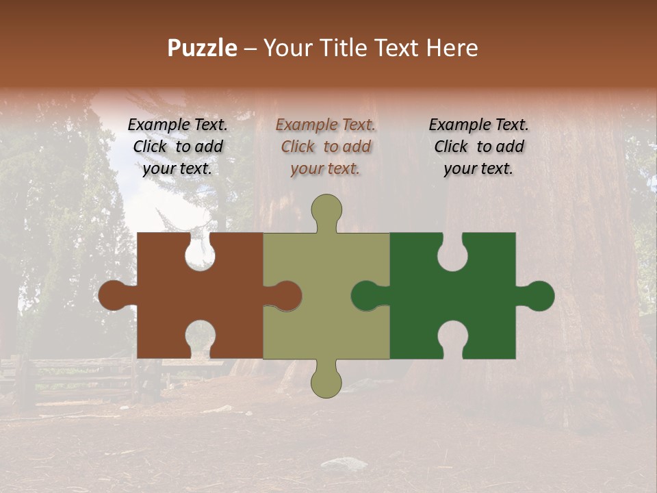 Pines Old Flag PowerPoint Template