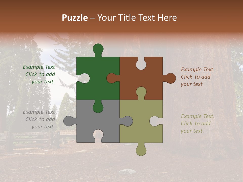 Pines Old Flag PowerPoint Template