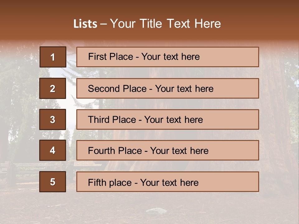 Pines Old Flag PowerPoint Template