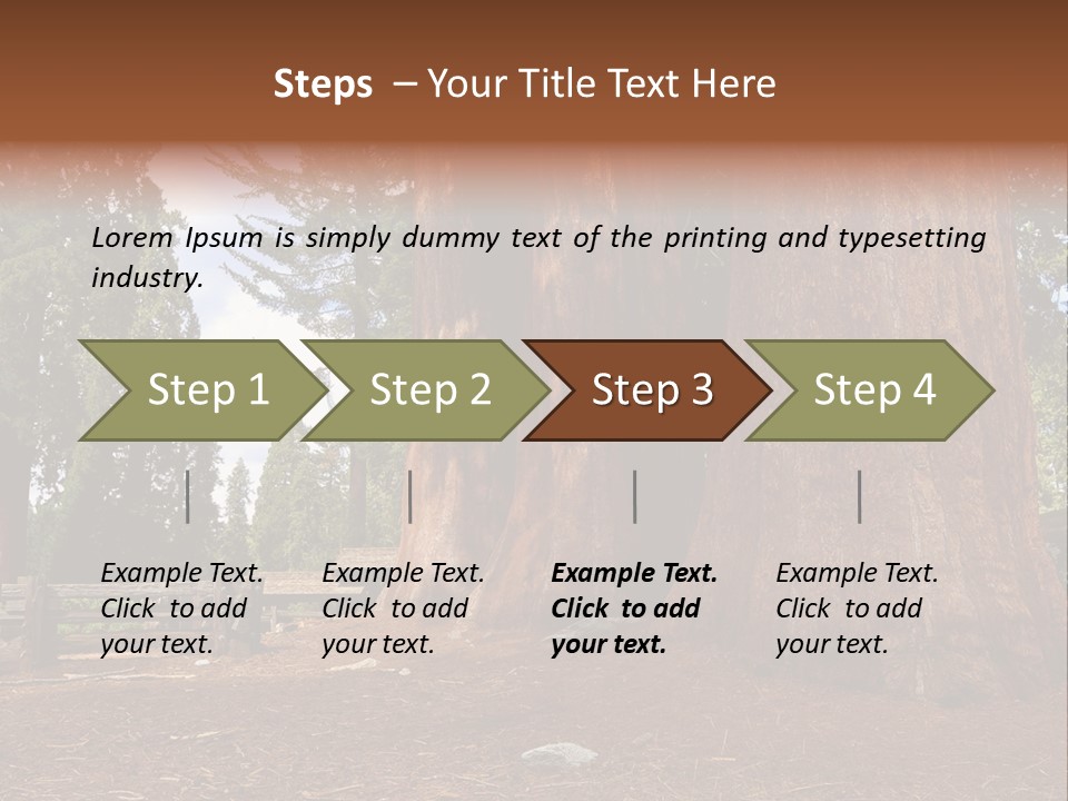 Pines Old Flag PowerPoint Template