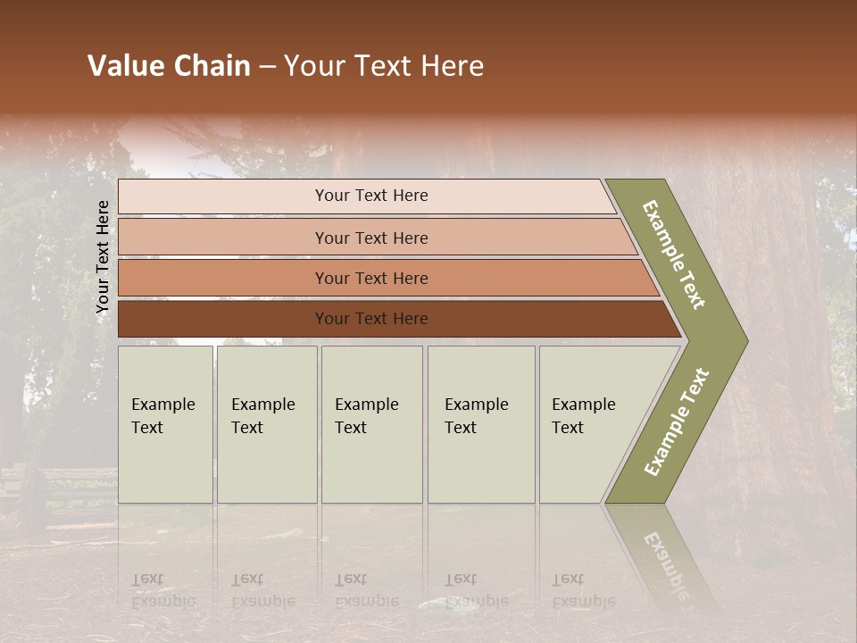 Pines Old Flag PowerPoint Template