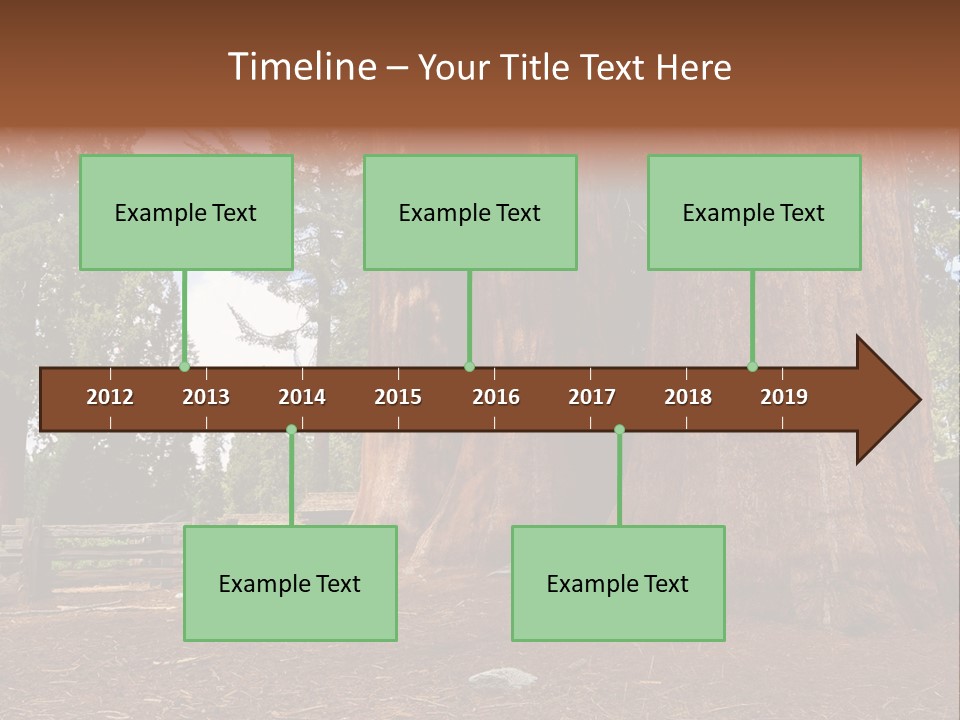 Pines Old Flag PowerPoint Template