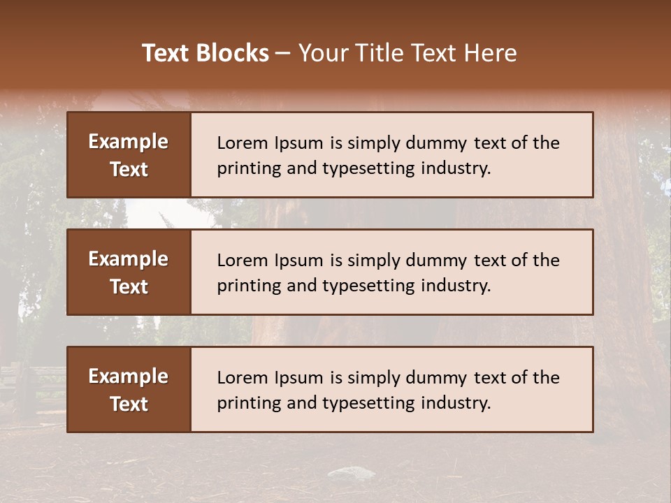 Pines Old Flag PowerPoint Template