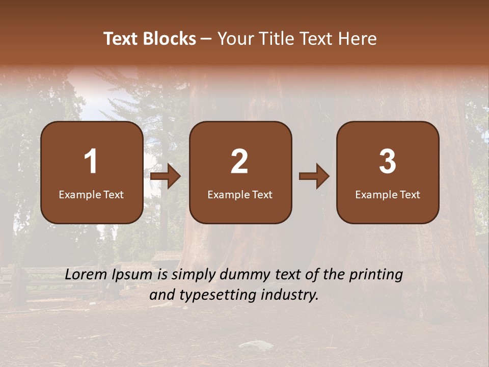 Pines Old Flag PowerPoint Template