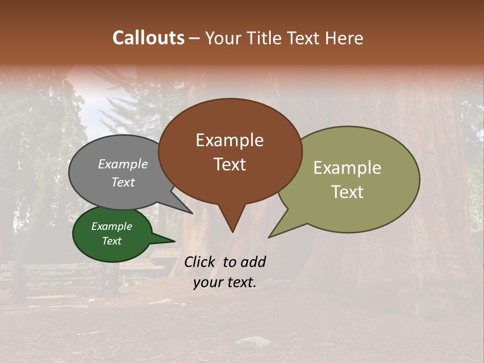Pines Old Flag PowerPoint Template