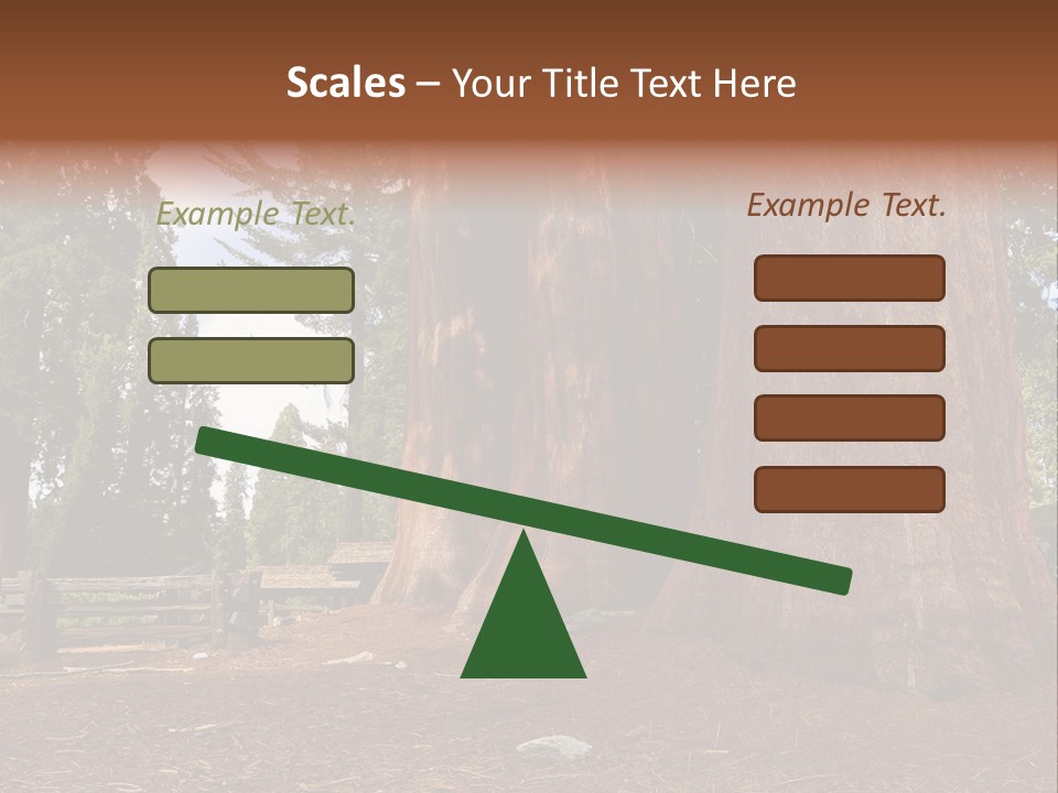 Pines Old Flag PowerPoint Template