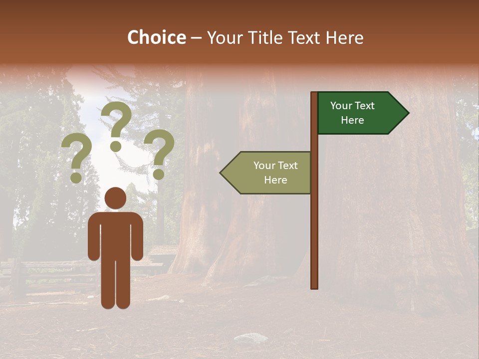 Pines Old Flag PowerPoint Template