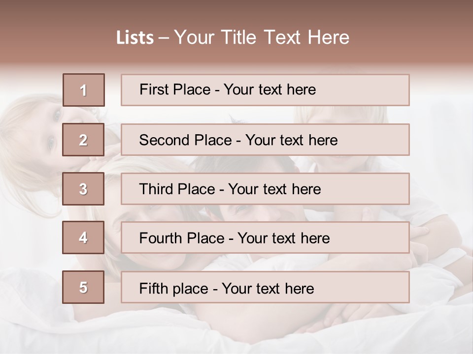 People Home Morning PowerPoint Template