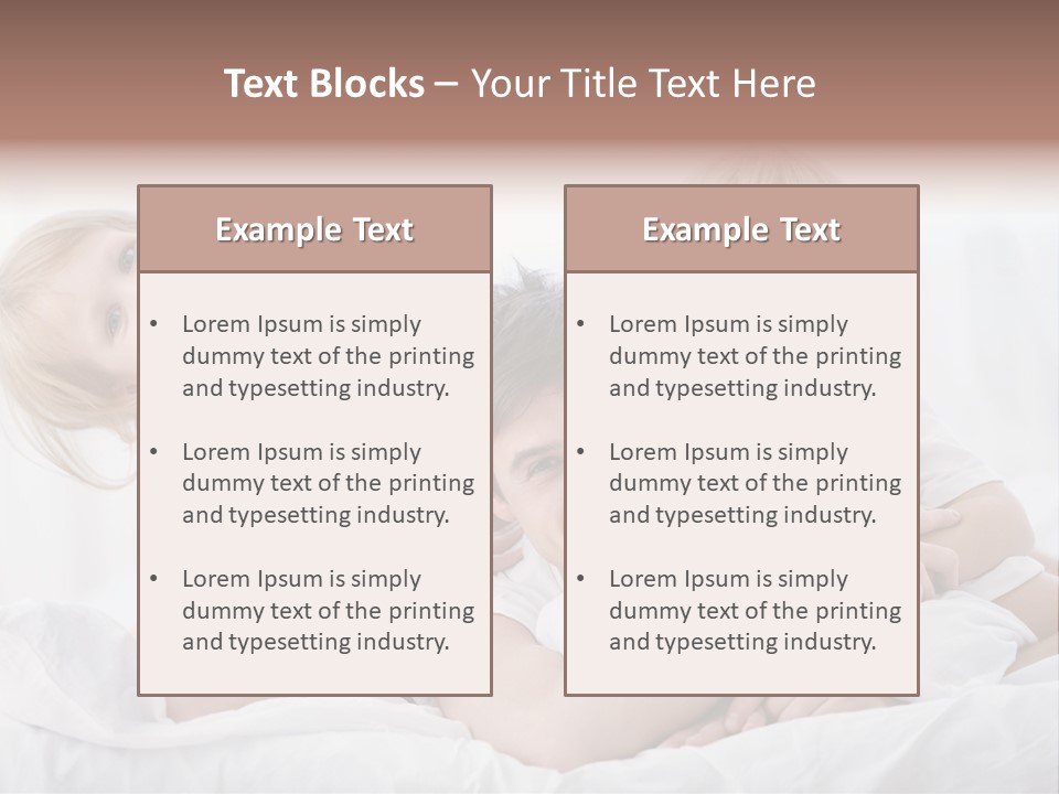 People Home Morning PowerPoint Template