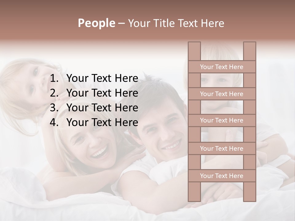 People Home Morning PowerPoint Template