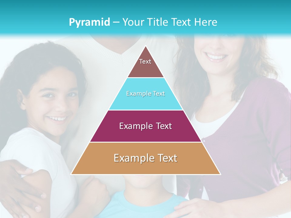 American Female Teen PowerPoint Template