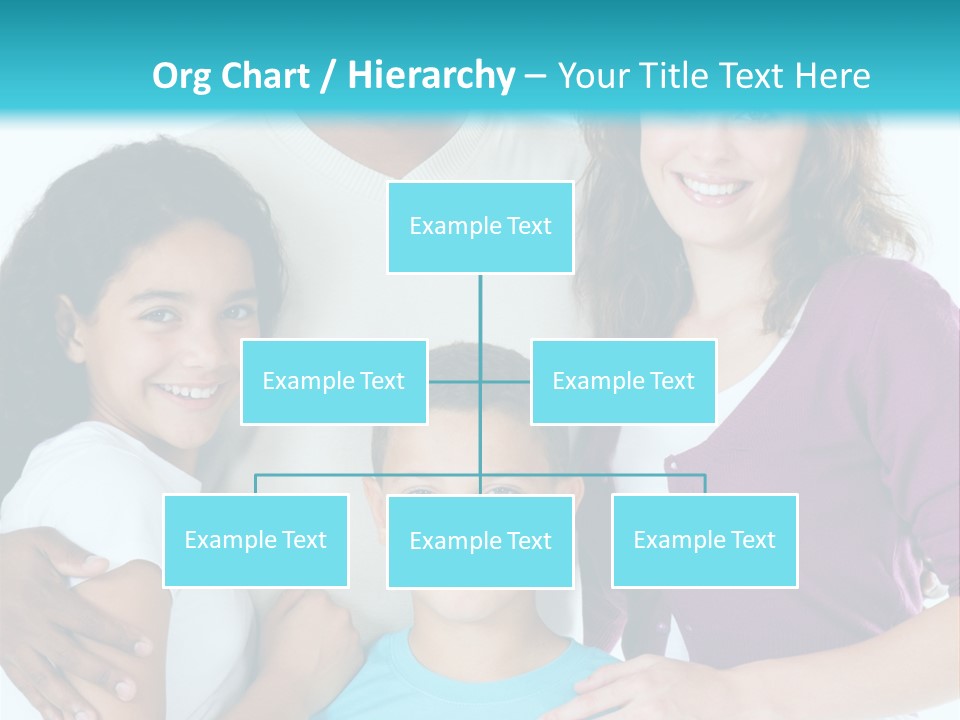 American Female Teen PowerPoint Template