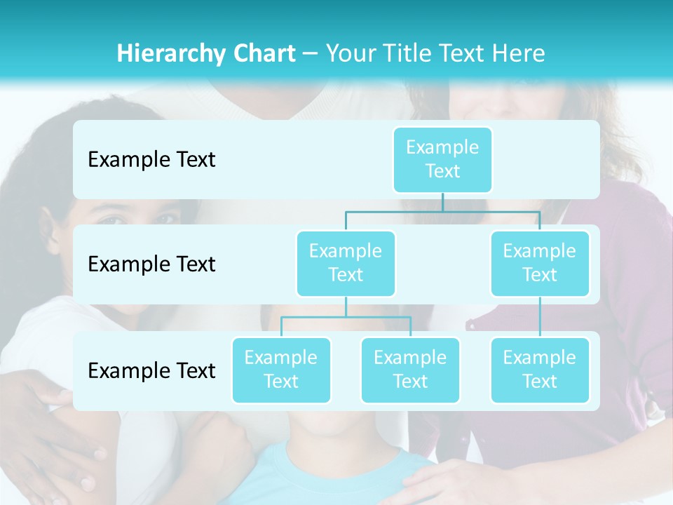 American Female Teen PowerPoint Template