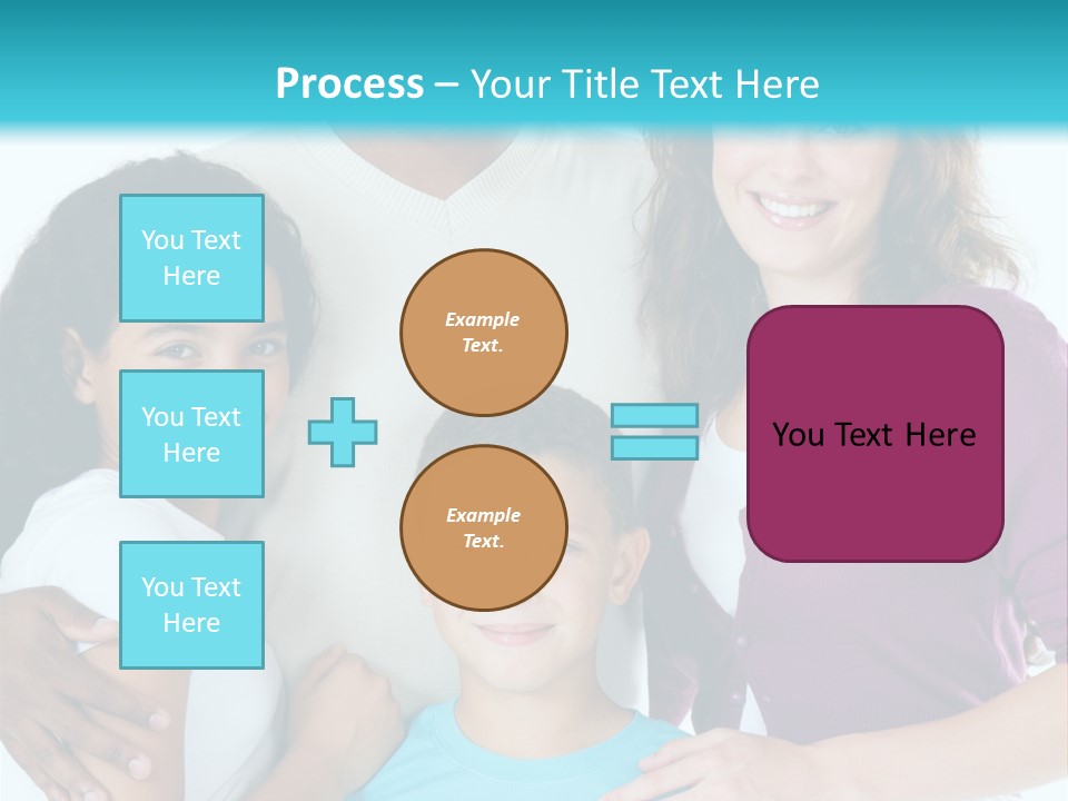 American Female Teen PowerPoint Template