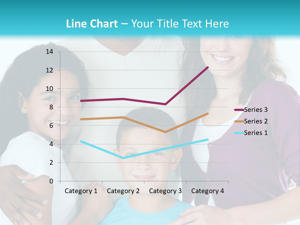American Female Teen PowerPoint Template