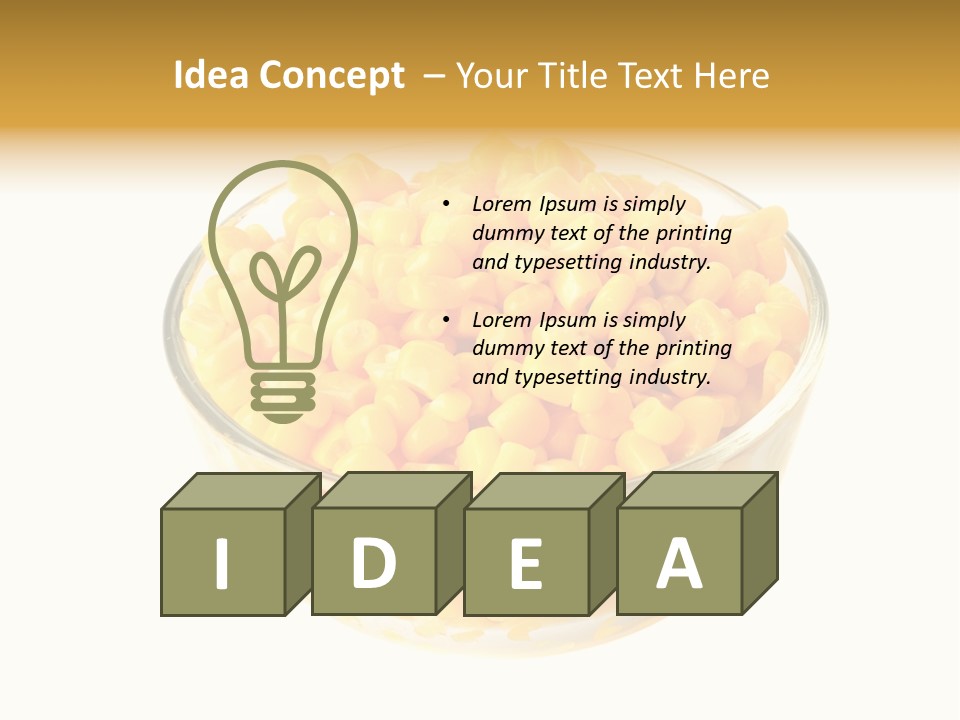 Cooking Isolated Preserved PowerPoint Template