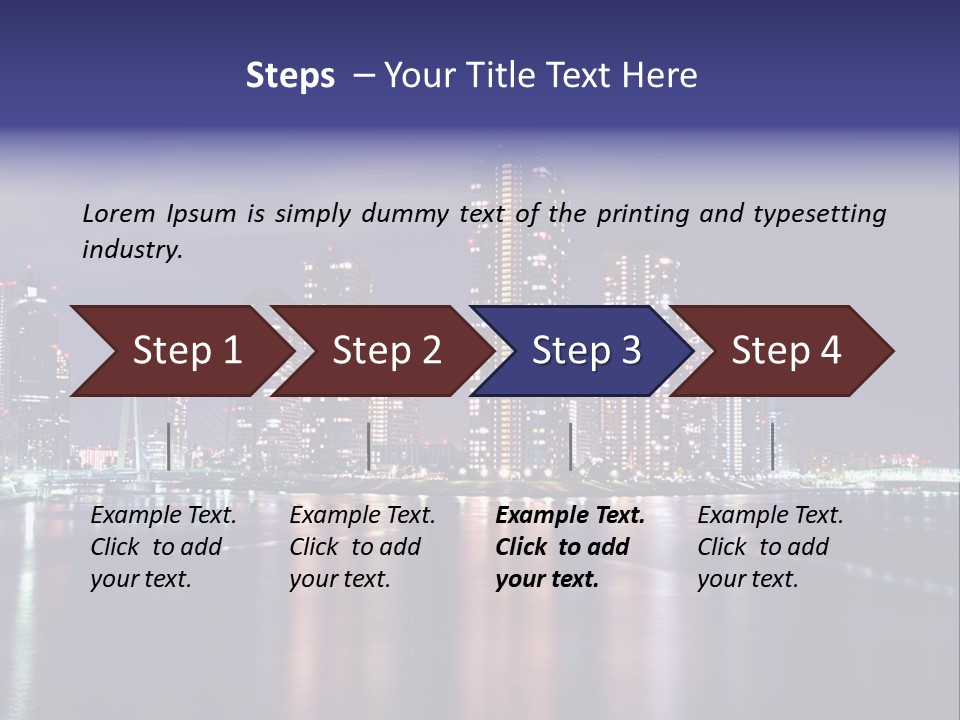 Color Purple New PowerPoint Template