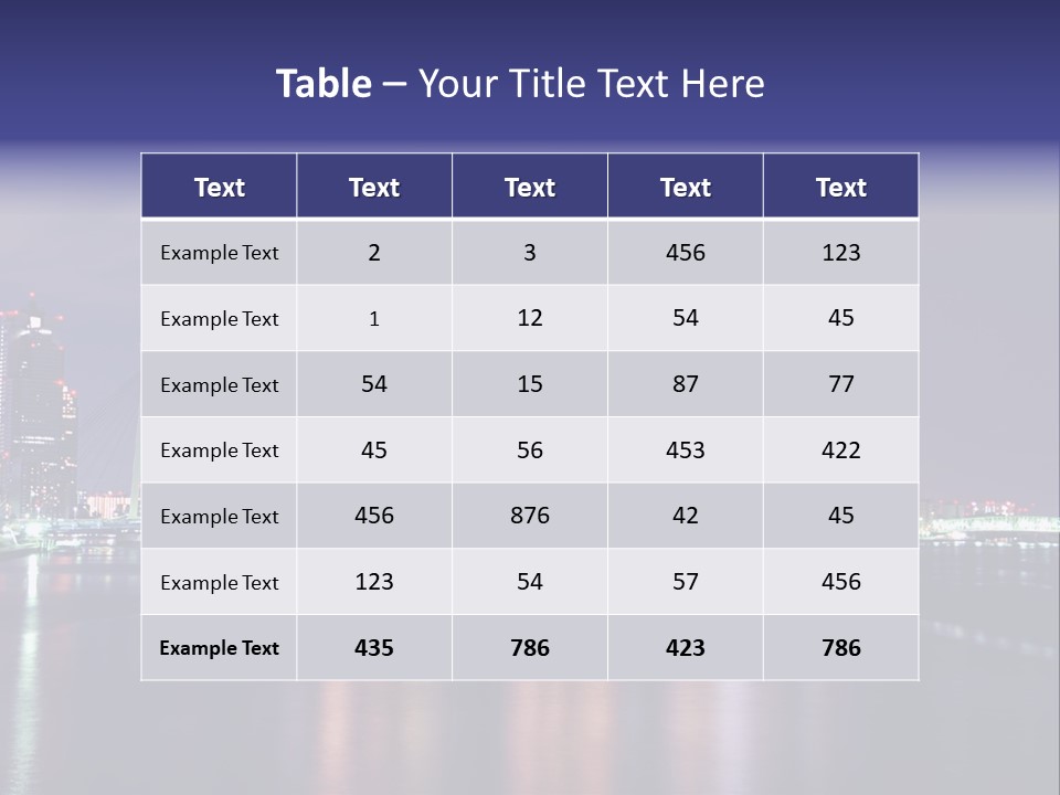 Color Purple New PowerPoint Template