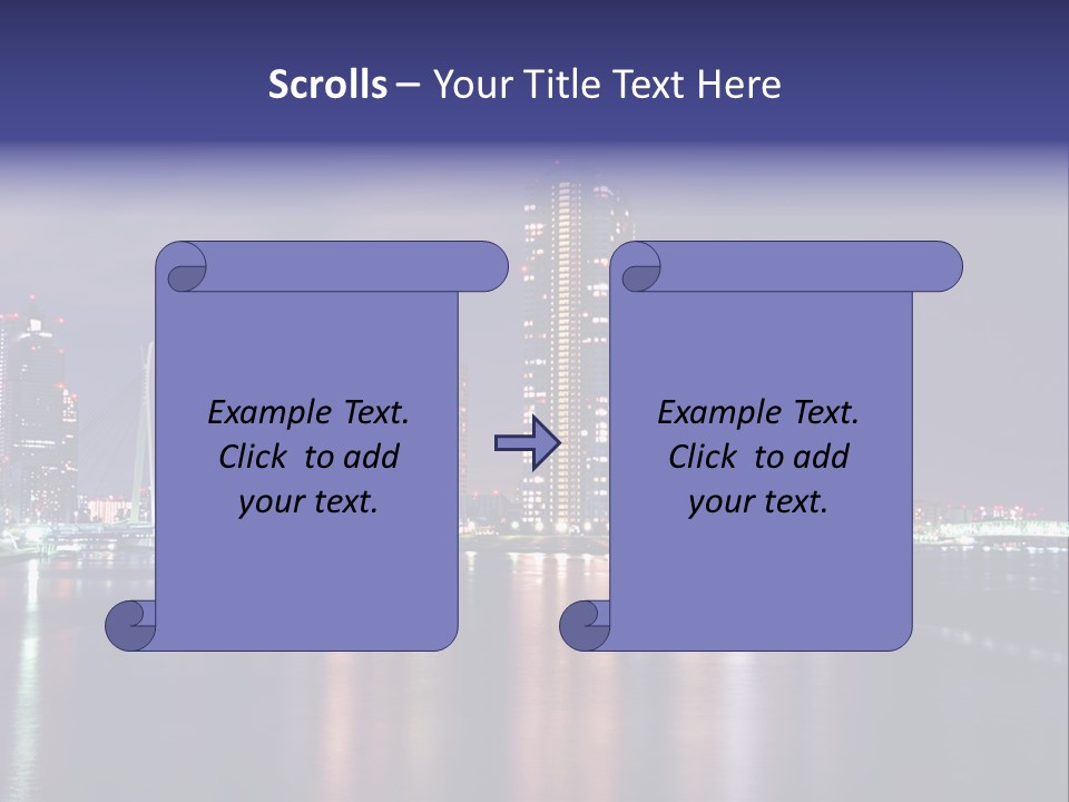 Color Purple New PowerPoint Template